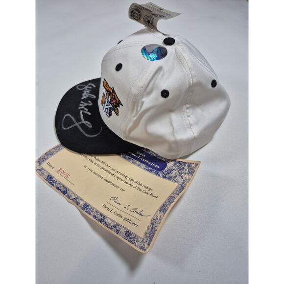 Vintage 1996 Kentucky Wildcats The Game SnapBack Hat Signed Walter Mccarty Coa - Picture 3 of 6